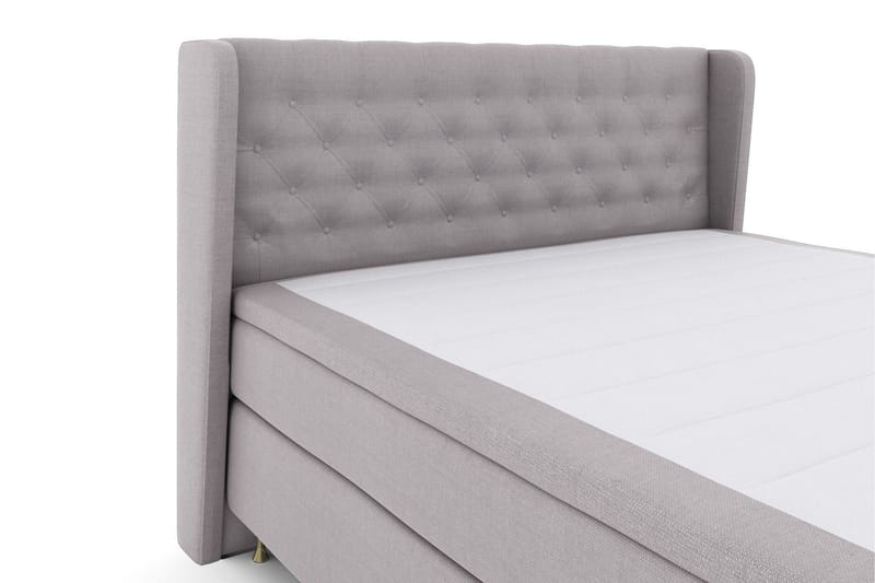 Select No 5 Komplett Sängpaket 160x200 Medium Watergel - Ljusgrå/Guld - Products - Möbler - Säng - Kontinentalsäng