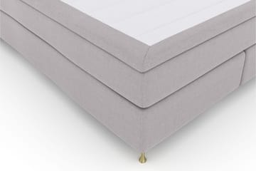 Select No 5 Komplett Sängpaket 160x200 Medium Watergel - Ljusgrå/Guld - Products - Möbler - Säng - Kontinentalsäng