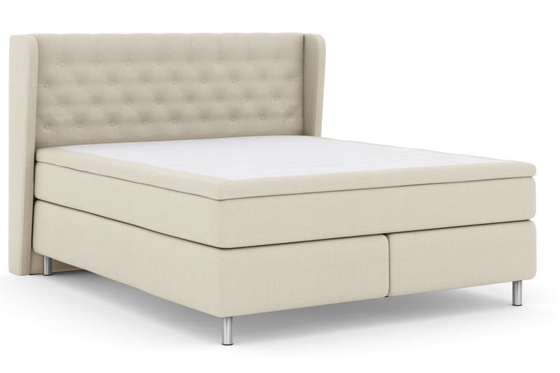 Select No 5 Komplett Sängpaket 180x200 Fast Latex - Beige/Metall - Products - Möbler - Säng - Kontinentalsäng