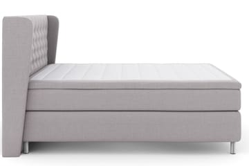 Select No 5 Komplett Sängpaket 180x200 Fast Latex - Ljusgrå/Metall - Products - Möbler - Säng - Kontinentalsäng