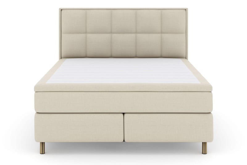 Select No 5 Komplett Sängpaket 180x200 Medium Latex - Beige/Koppar - Products - Möbler - Säng - Kontinentalsäng