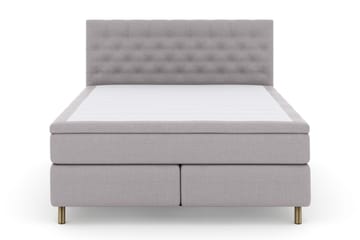 Select No 5 Komplett Sängpaket 180x200 Medium Latex - Ljusgrå/Koppar - Products - Möbler - Säng - Kontinentalsäng