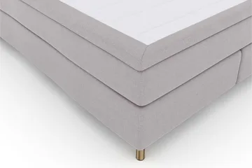 Select No 5 Komplett Sängpaket 210x210 Fast/Medium Watergel - Ljusgrå/Koppar - Products - Möbler - Säng - Kontinentalsäng
