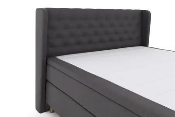 Select No 5 Komplett Sängpaket 210x210 Fast/Medium Watergel - Mörkgrå/Koppar - Products - Möbler - Säng - Kontinentalsäng
