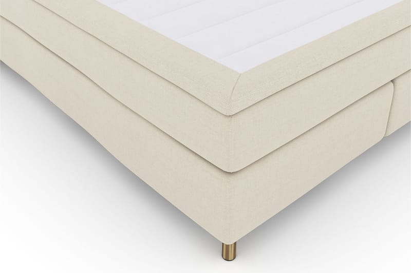 Select No 5 Komplett Sängpaket 210x210 Medium Latex - Beige/Koppar - Products - Möbler - Säng - Kontinentalsäng