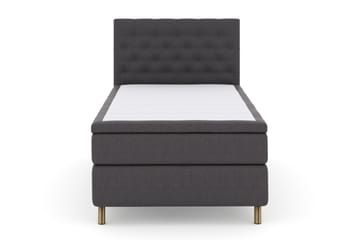 Select No 5 Kontinentalsäng 120x200 Fast Watergel - Mörkgrå/Koppar - Products - Möbler - Säng - Enkelsäng