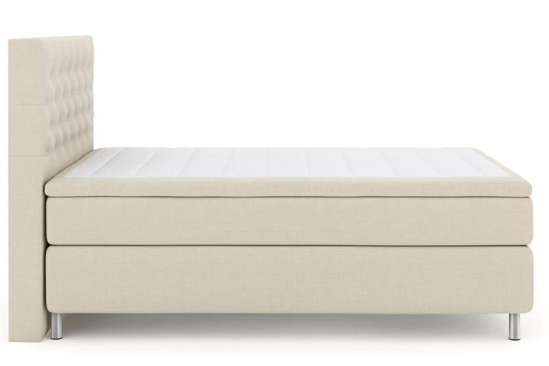 Select No 5 Kontinentalsäng 140x200 Medium Latex - Beige/Metall - Products - Möbler - Säng - Kontinentalsäng