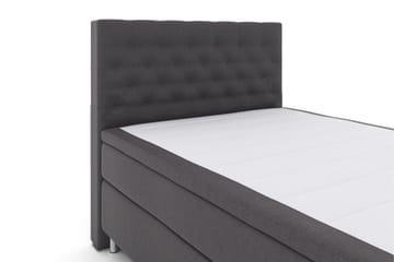 Select No 5 Kontinentalsäng 140x200 Medium Latex - Mörkgrå/Metall - Products - Möbler - Säng - Kontinentalsäng