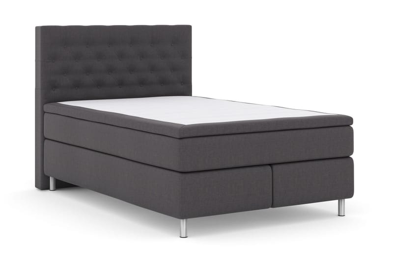 Select No 5 Kontinentalsäng 140x200 Medium Latex - Mörkgrå/Metall - Products - Möbler - Säng - Kontinentalsäng