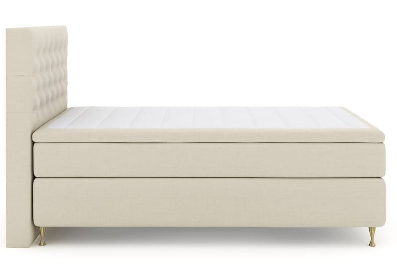 Select No 5 Kontinentalsäng 140x200 Medium Watergel, Beige/Guld