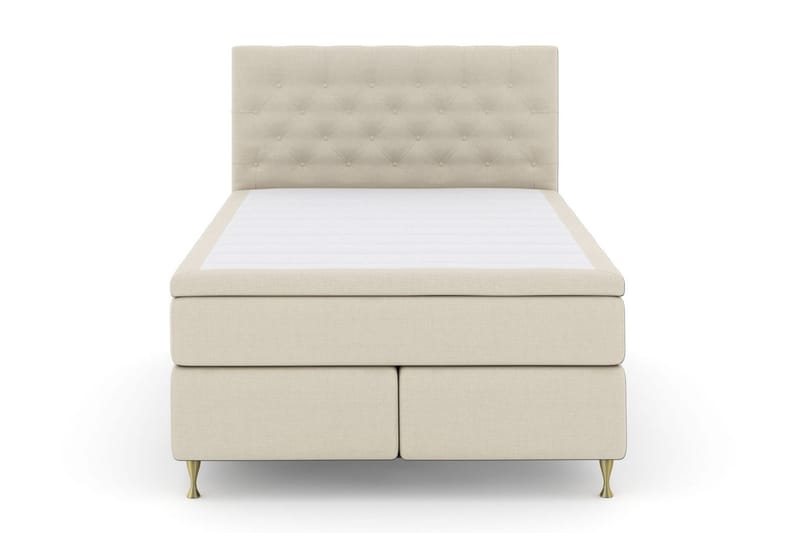 Select No 5 Kontinentalsäng 140x200 Medium Watergel - Beige/Guld - Products - Möbler - Säng - Kontinentalsäng