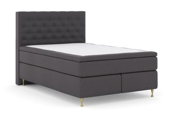 Select No 5 Kontinentalsäng 140x200 Medium Watergel - Mörkgrå/Guld - Products - Möbler - Säng - Kontinentalsäng