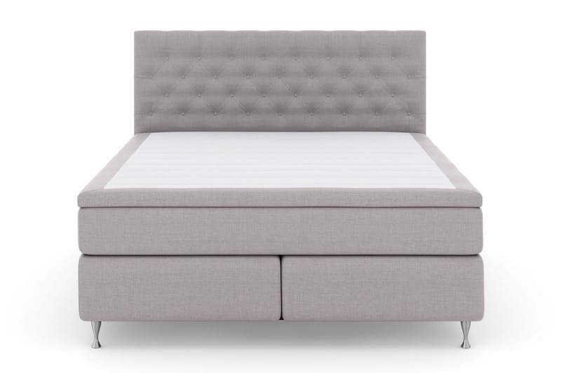 Select No 5 Kontinentalsäng 160x200 Fast Watergel - Ljusgrå/Silver - Products - Möbler - Säng - Kontinentalsäng