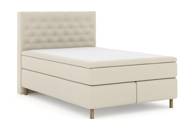 Select No 5 Kontinentalsäng 160x200 Fast/Medium Watergel - Beige/Koppar - Products - Möbler - Säng - Kontinentalsäng