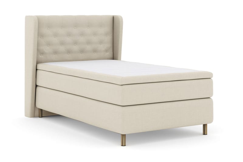 Select No 6 Komplett Sängpaket 120x200 Fast Latex/Memory - Beige/Koppar - Products - Möbler - Säng - Enkelsäng