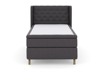 Select No 6 Komplett Sängpaket 120x200 Fast Latex/Memory - Mörkgrå/Koppar - Products - Möbler - Säng - Enkelsäng