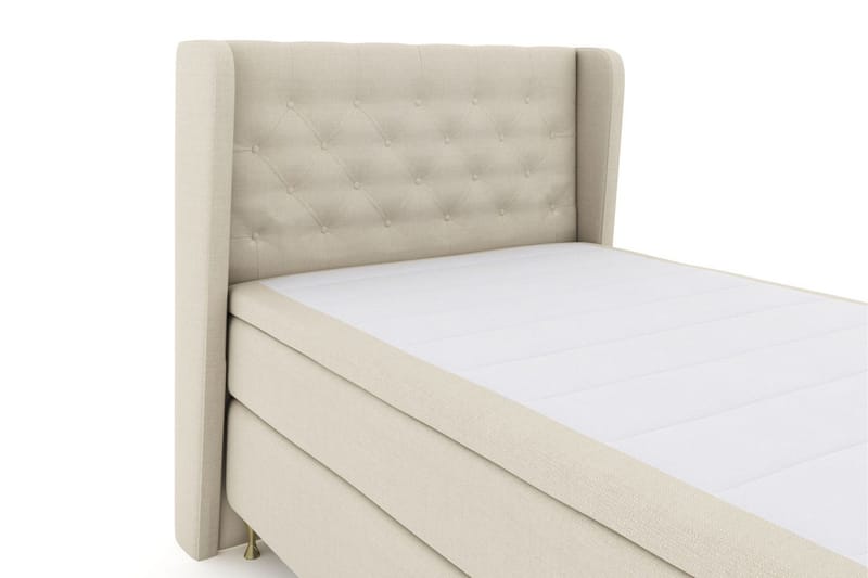 Select No 6 Komplett Sängpaket 120x200 Fast Memory/Pocket - Beige/Guld - Products - Möbler - Säng - Enkelsäng