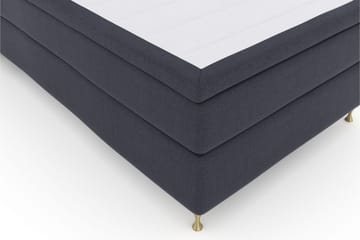 Select No 6 Komplett Sängpaket 120x200 Fast Memory/Pocket - Blå/Guld - Products - Möbler - Säng - Enkelsäng