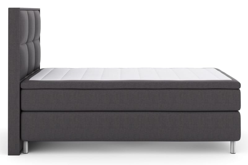 Select No 6 Komplett Sängpaket 120x200 Fast Watergel - Mörkgrå/Metall - Products - Möbler - Säng - Enkelsäng