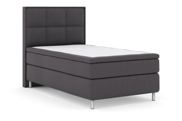Select No 6 Komplett Sängpaket 120x200 Fast Watergel - Mörkgrå/Metall - Products - Möbler - Säng - Enkelsäng
