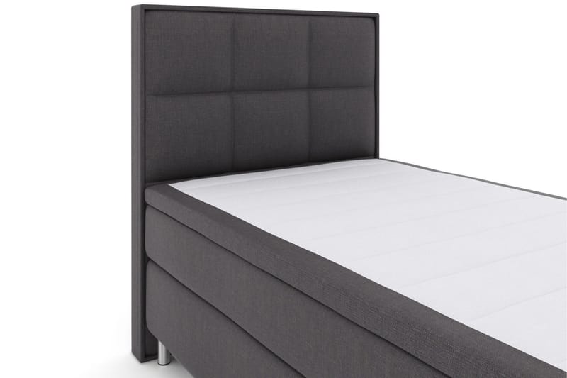 Select No 6 Komplett Sängpaket 120x200 Fast Watergel - Mörkgrå/Metall - Products - Möbler - Säng - Enkelsäng