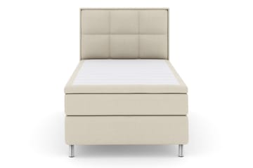 Select No 6 Komplett Sängpaket 120x200 Medium Latex/Memory - Beige/Metall - Products - Möbler - Säng - Enkelsäng