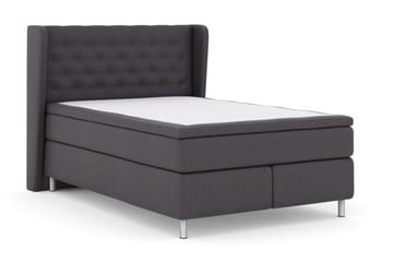 Select No 6 Komplett Sängpaket 140x200 Fast Watergel - Mörkgrå/Metall - Products - Möbler - Säng - Kontinentalsäng