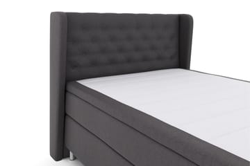 Select No 6 Komplett Sängpaket 140x200 Fast Watergel - Mörkgrå/Metall - Products - Möbler - Säng - Kontinentalsäng