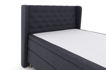 Select No 6 Komplett Sängpaket 140x200 F/M Latex/Memory - Blå/Metall - Products - Möbler - Säng - Kontinentalsäng