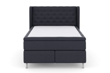 Select No 6 Komplett Sängpaket 140x200 F/M Latex/Memory - Blå/Metall - Products - Möbler - Säng - Kontinentalsäng