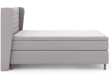 Select No 6 Komplett Sängpaket 140x200 F/M Memory/Pocket - Ljusgrå/Koppar - Products - Möbler - Säng - Kontinentalsäng