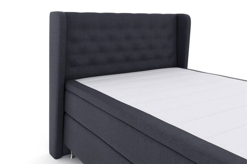 Select No 6 Komplett Sängpaket 140x200 Medium Latex/Memory - Blå/Silver - Products - Möbler - Säng - Kontinentalsäng