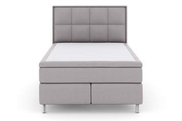 Select No 6 Komplett Sängpaket 140x200 Medium Memory/Pocket - Ljusgrå/Metall - Products - Möbler - Säng - Kontinentalsäng