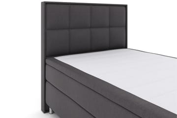 Select No 6 Komplett Sängpaket 140x200 Medium Memory/Pocket - Mörkgrå/Metall - Products - Möbler - Säng - Kontinentalsäng