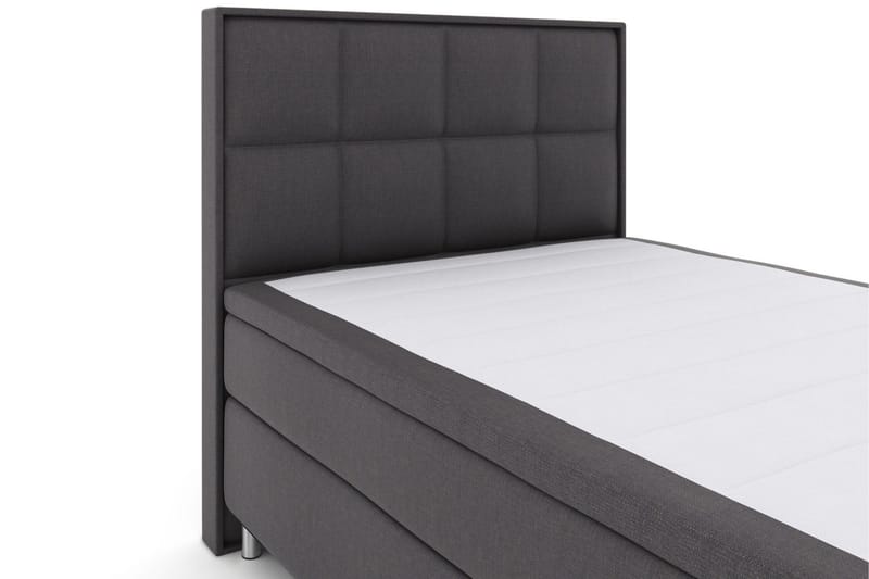 Select No 6 Komplett Sängpaket 140x200 Medium Memory/Pocket - Mörkgrå/Metall - Products - Möbler - Säng - Kontinentalsäng