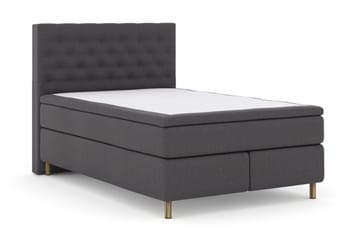 Select No 6 Komplett Sängpaket 140x200 Medium Watergel - Mörkgrå/Koppar - Products - Möbler - Säng - Kontinentalsäng