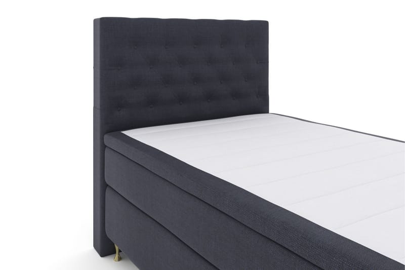 Select No 6 Kontinentalsäng 120x200 Fast Memory/Pocket - Blå/Guld - Products - Möbler - Säng - Enkelsäng