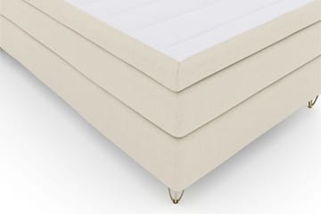 Select No 6 Kontinentalsäng 120x200 Medium Watergel - Beige/Metall V-Form - Products - Möbler - Säng - Enkelsäng