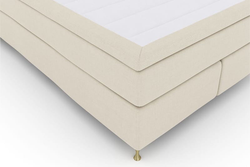 Select No 6 Kontinentalsäng 140x200 Fast/Medium Watergel - Beige/Guld - Products - Möbler - Säng - Kontinentalsäng