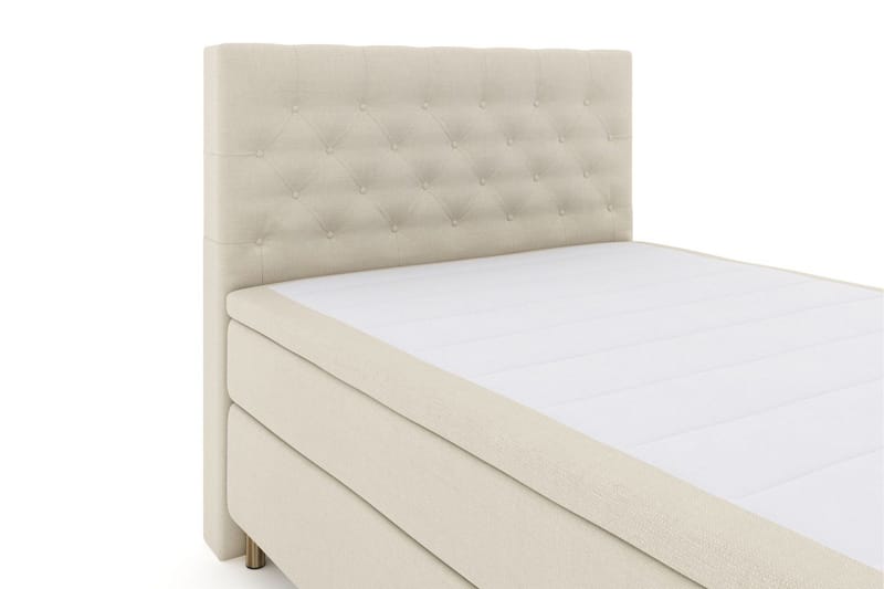 Select No 6 Kontinentalsäng 140x200 Medium Memory/Pocket - Beige/Koppar - Products - Möbler - Säng - Kontinentalsäng