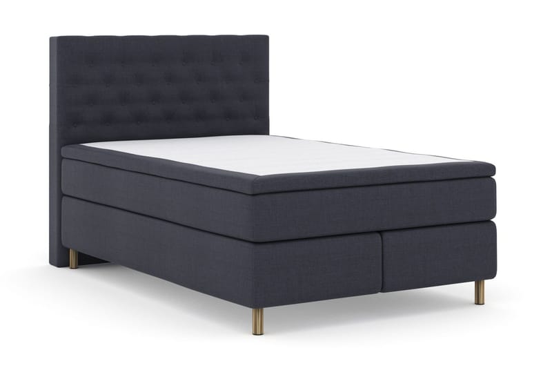 Select No 6 Kontinentalsäng 160x200 Medium Watergel - Blå/Metall - Products - Möbler - Säng - Kontinentalsäng