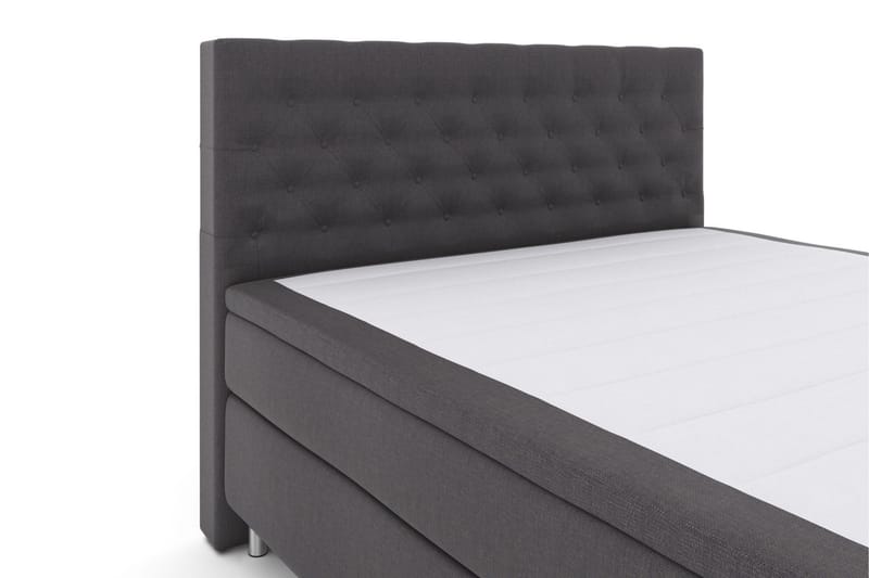 Select No 6 Kontinentalsäng 160x200 Medium Watergel - Mörkgrå/Metall - Products - Möbler - Säng - Kontinentalsäng