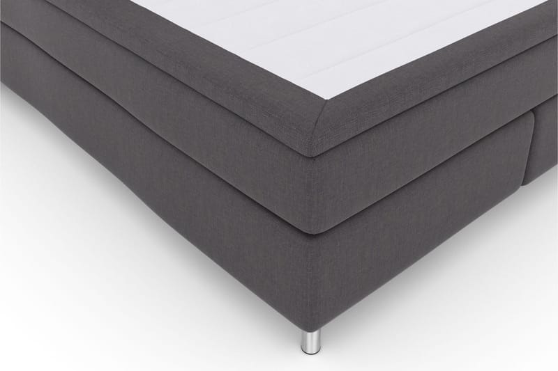 Select No 6 Kontinentalsäng 160x200 Medium Watergel - Mörkgrå/Metall - Products - Möbler - Säng - Kontinentalsäng