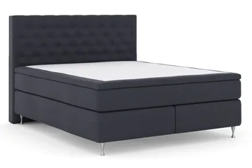 Select No 6 Kontinentalsäng 180x200 Fast Watergel - Blå/Silver - Products - Möbler - Säng - Kontinentalsäng