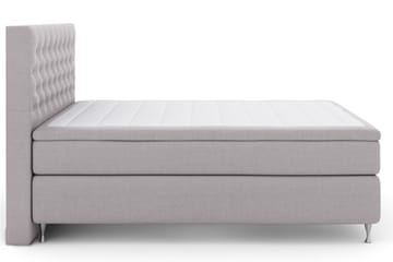Select No 6 Kontinentalsäng 180x200 Fast Watergel - Ljusgrå/Silver - Products - Möbler - Säng - Kontinentalsäng