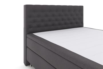Select No 6 Kontinentalsäng 180x200 Fast Watergel - Mörkgrå/Silver - Products - Möbler - Säng - Kontinentalsäng