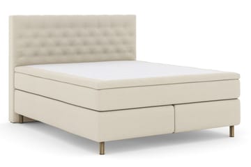 Select No 6 Kontinentalsäng 180x200 Fast/Medium Latex/Memory - Beige/Koppar - Products - Möbler - Säng - Kontinentalsäng