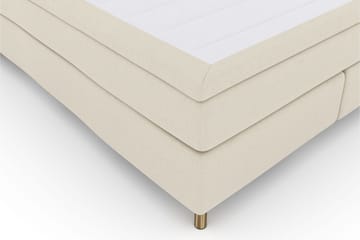 Select No 6 Kontinentalsäng 180x200 Fast/Medium Latex/Memory - Beige/Koppar - Products - Möbler - Säng - Kontinentalsäng