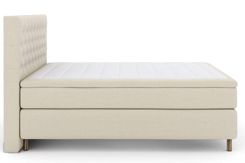 Select No 6 Kontinentalsäng 180x200 Fast/Medium Latex/Memory - Beige/Koppar - Products - Möbler - Säng - Kontinentalsäng