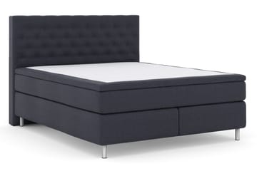 Select No 6 Kontinentalsäng 180x200 Fast/Medium Latex/Memory - Blå/Metall - Products - Möbler - Säng - Kontinentalsäng